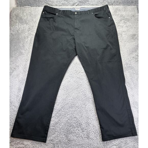 Peter Millar Flat Front Black Dress Pants Size 50x32